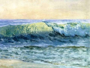 風景 Painting - アルバート・ビアシュタット The Wave Ocean Waves